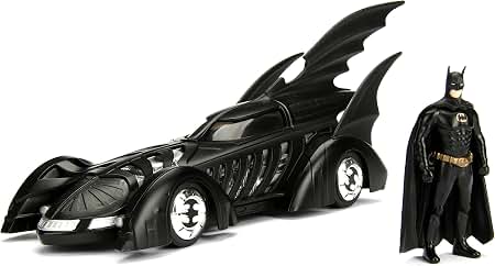 Amazon.com: Hotwheels Elite 1:18 Scale Batman Forever Batmobile